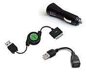 Apple iPod classic (160GB) miniSync - Car Charger Bundle with iPod Charging Adapter (USB (Black))