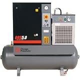 Chicago Pneumatic 5-HP 60-Gallon Rotary Screw Air Compressor (208/230/460V 3-Phase) w/ Dryer - QRS5.0HPD-3