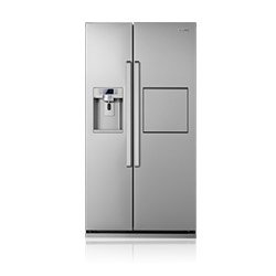 Samsung RSG5PCRS1/XEF Side-by-Side / A+ / K&uuml;hlen: 406 L / Gefrieren: 204 L / Edelstahl / No Frost / Wasser- und Eisspender / Twin Cooling