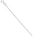 14K White Gold Sparkle Singapore Chain - 20 inches