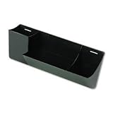 Panel Wall Accessory Assistant, 3-Bin Organizer, Black Plastic (AVT75323)