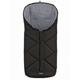 Toddler FootMuff 3-Zipper Black by Eckert