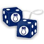 Rearview Mirror Fuzzy Dice - NFL Football - Indianapolis Colts