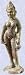 Asian Parvati Goddess sculpture home yard statue With Urn