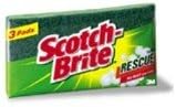 Sponges - Scotchbrite Scrub Sponge - 3 per pack