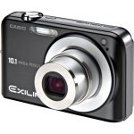 Casio EXILIM ZOOM EX-Z1050 - Digital camera - compact - 10.1 Mpix - optical zoom: 3 x - supported memory: MMC, SD, SDHC - black