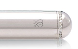 Jimmyjane Llittle Platinum Eternity Vibrator with Diamonds