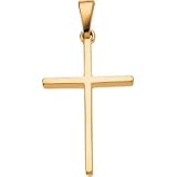 14K Yellow Gold Cross Pendant