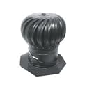 Galvanized Wind Turbine Black, 12"