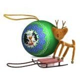 Sledding Rudolph Ornament