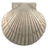 Michael Healy Scallop Nickel/Silver Doorbell Ringer - MHR62/MHR62