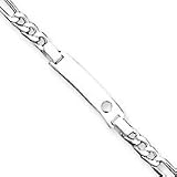 Sterling Silver Baby ID Bracelet