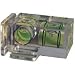 Jobu Design Dual Axis Clear Bubble Level with Easy See Green Fluid.