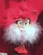 Betty Boop in Feathers Ornament