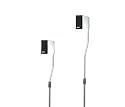 AVF EAK80S Surround Sound Speaker Floor Stands in Silver