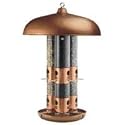 Triple-Tube Bird Feeder - Copper