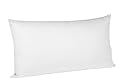 fleuresse Kissenbezug 9100-1000, 40/80 cm colous Uni Mako Satin, Farbe Wei&szlig;, 100% Baumwolle