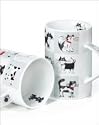 MIETZDOG Tassenset mit Katzen- und Hundedesign