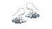 Clearly Charming Polka-Dot Grouper Silver and Enamel Earrings