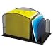 Safco 3259BL Mesh Desktop Hanging File with Two Upright Sections