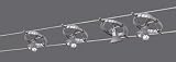 Paulmann 97203 Wire System Cardan 150 4x35W GU5,3 Alu/chrom 230/12V 150VA Metall