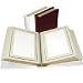 Adorama Classic Photo Album, Burgundy Leather Cover with Library Bound Off White Pages, Holds 36 5 x 7 Prints