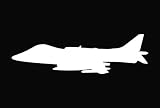 F-14 Tomcat Jet Die Cut Decal Vinyl Sticker - 6.50" White