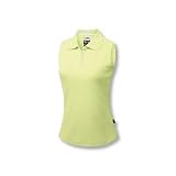 Adidas 2007 Women's ClimaLite Sleeveless Stretch Pique Golf Polo Shirt - Keylime/White - 779123