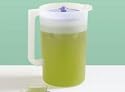 Tupperware Classic Sheer 1 Gallon Pitcher-TROPICAL WATER COLOR