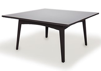 Maxime Caluco Modern Square Dining Table 64'' Sunbrella