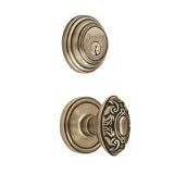 Grandeur by Nostalgic Georgetown Rosette Combo Pack with Knob Options - G68GEO/G68GEO