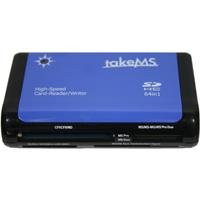 takeMS SDHC Kombi-Reader/Writer USB 2.0 / 64-in-1 Blue Preisvergleich
