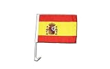 Autofahne Autoflagge Spanien - 30 x 40 cm