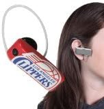 Earloomz SL-398 Los Angeles Clippers - Bluetooth Headset - Retail Packaging - Blue/Red/White