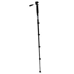 ALUMINIUM EINBEIN KAMERA STATIV MAX. 148 cm SCHWARZ