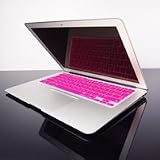 TopCase HOT PINK Keyboard Silicone Cover Skin for Macbook AIR 13″ A1369 from Late 2010 – Mid 2011(JULY) with TOPCASE? Logo Mouse Pad Reviews