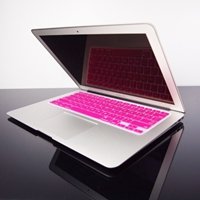 Topcase HOT Pink Keyboard Silicone Cover Skin for Macbook AIR 13