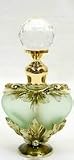 Shiny Green Heart Shaped Perfume Bottle by Welforth PB620