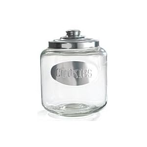 Glass Cookie Jar by