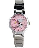 Peanuts & Snoopy, bracelet- montre en rose pour les femmes