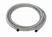 Stainless Steel Braided Hose -6 AN 1000 psi For Fuel/Oil/Water L-10 ft. Black Rubber w/Natural Stainless Steel Overbraid