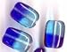 Lampwork, Saph/Cobalt Rectangle