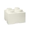 Bo�te Brique de Rangement 4 Plots by Lego Blanche