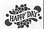 Any Occasion Happy Day Sweet Greeting White Chocolate Card