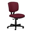 Volt Series Task Chair with Synchro-Tilt, Polyester, Black Upholstery