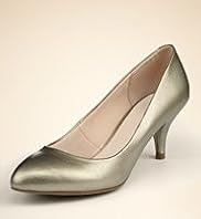 Wide Fit Pointed Toe Stiletto Mid Heel Court Shoes