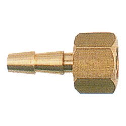 【E1340】　ホースジョイント　6mm－PF1/4 凹
