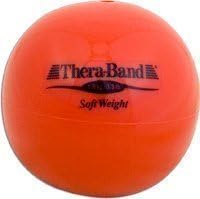 Thera-band Soft Weight (Each), Red, 3.3 Lbs / 1.5 Kg Used for Strengthening, Plyometrics, Balance Training, Mobilization and Functional Grip Strength Development
