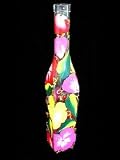 Hibiscus Design - Hand Painted - All Purpose 16 oz. Bottle with pour spout