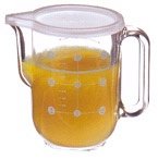 Bormioli Rocco 3.87540/2M Glass Measuring Pitcher with Lid